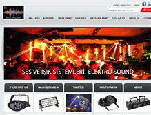 Tablet Screenshot of elektrosoundpro.com